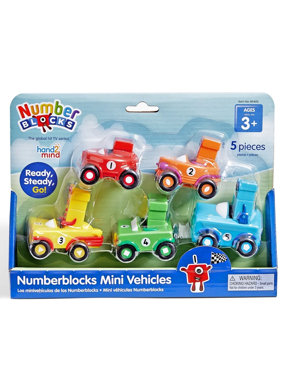 Numberblocks Mini Vehicles Toy Set - Multicolor
